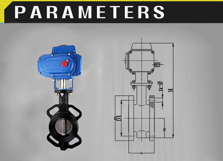 Factory supplier exhaust hydraulic audco electric actuator butterfly valve from China