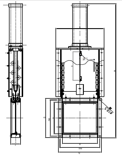 Powder pulverized coal bunker Pneumatic Gate Valve