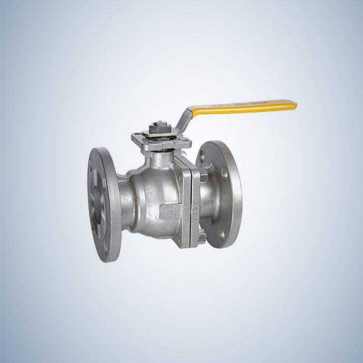 150Lbs 2 Piece Flange Type Cast Steel Floating Ball Valve