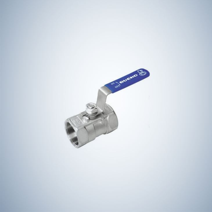 Cf8 Cast Steel 1 Piece Threaded Ball Valve