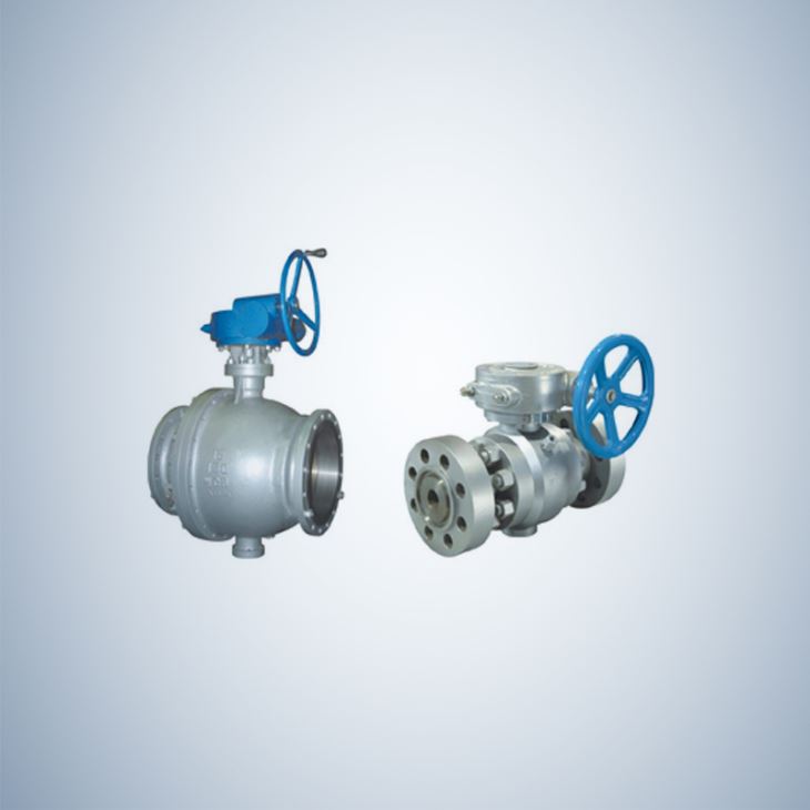 Class 150 Cast Steel Trunnion Ball Valve for Large Size