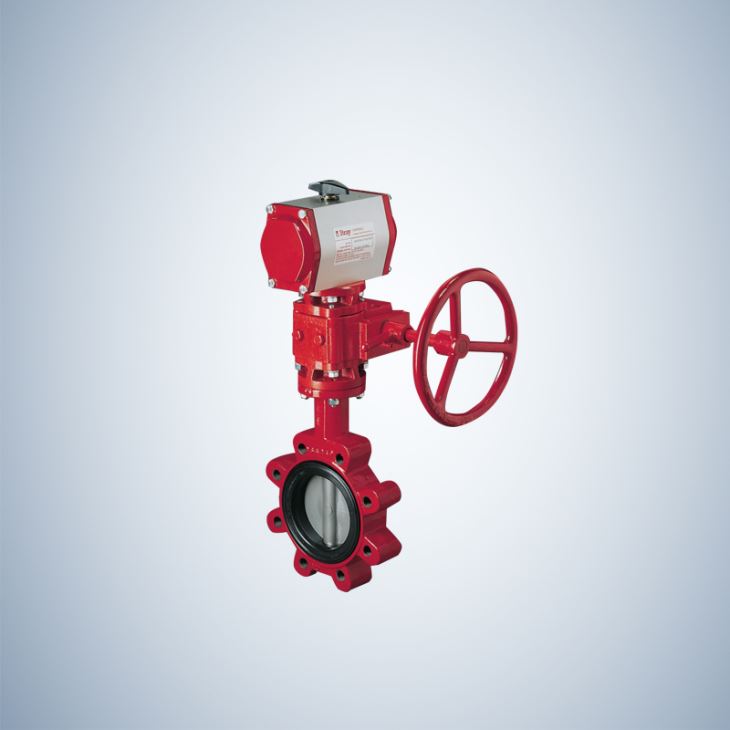 Gearbox Operated Triple Offset Butterfly Valve