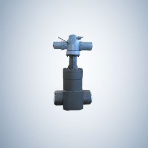 Cast Steel Butt Weld Ends Slab Gate Valve Pneumatic Actuator