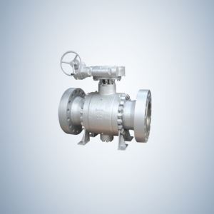 Flange End 3 Piece Cast Steel Trunnion Ball Valve