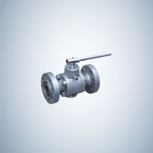 Lever Operated 3 Piece forged Steel Trunnion Ball Valve