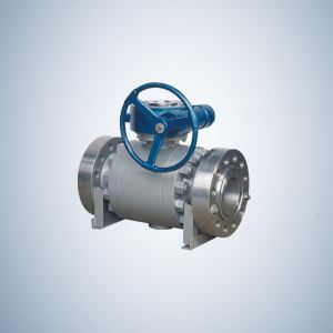 Split Body 3 Piece Flanged Type forged Steel Trunnion Ball Valve