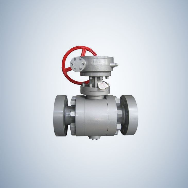 WCB Cast Steel Trunnion Mounted Ball Valve