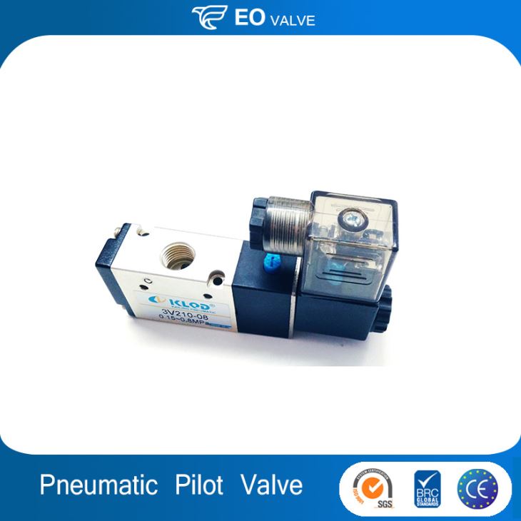 3/2 Way Internal Pilot 3V210-08 Pneumatic Solenoid Valve