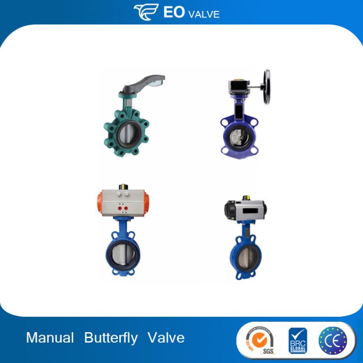 ANSI Stanard Manual Electric Pneumatic Lug Type Butterfly Valve