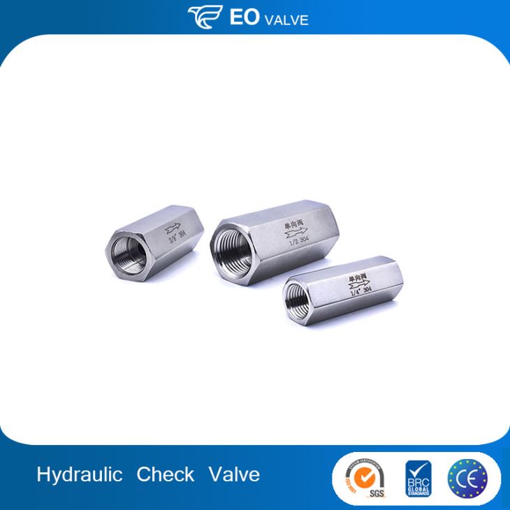 Cheap Solid Six Angle Female Hydraulic Check Valve