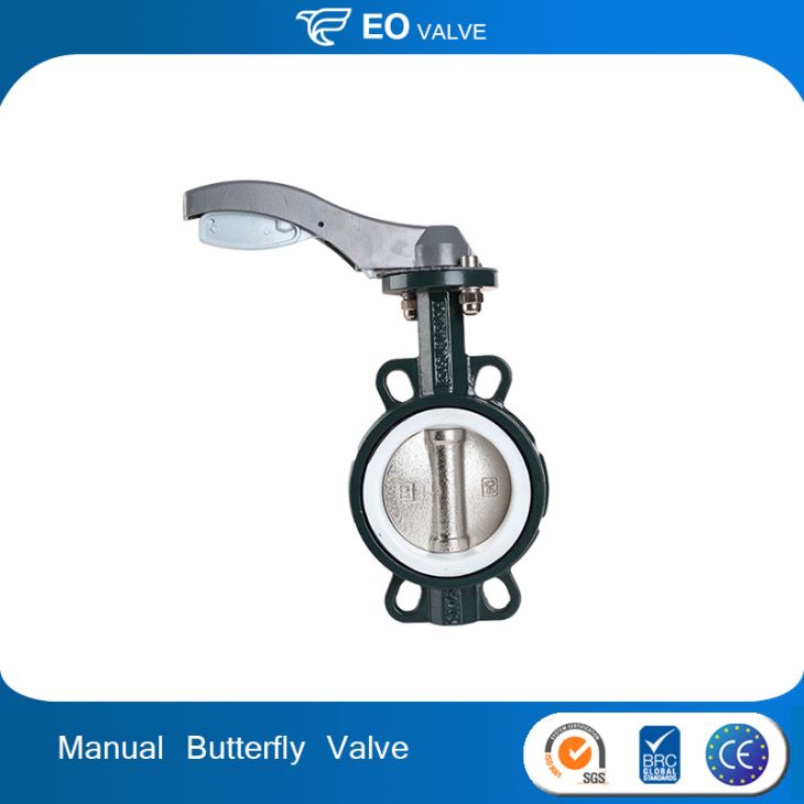 Manual Fire Protection 6 Inch Wafer Butterfly Valve
