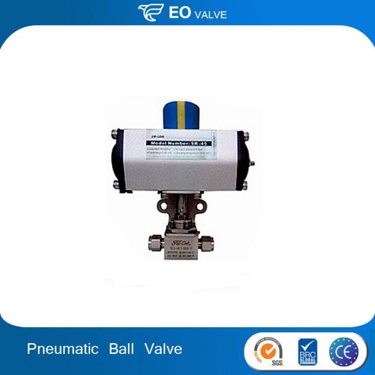 One-piece Ball Valves Stainless Steel Pneumatic Needle Valve