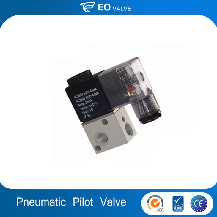 Pilot Alloy Material Pneumatic Solenoid Valve