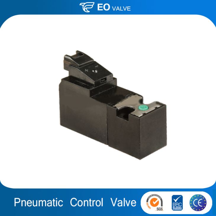 Pneumatic Button-type Manual Switch Electric Control Miniature Solenoid Valve