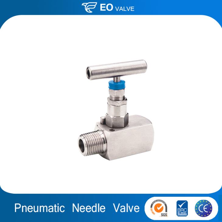 Pneumatic CO2 Forged Stainless Steel 1/2 Instrument Needle Valve