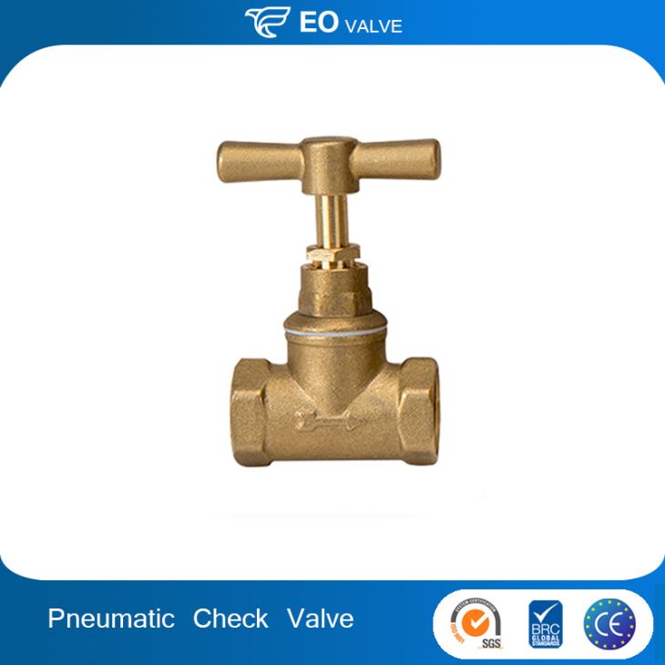 Pneumatic Hand Control Angle Seat Valve Angle Stop Check Valve