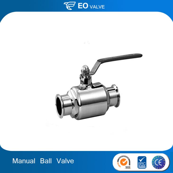 Sanitary Stainless Steel Sanitary Manual 3-piece Sanitary Ball Valves