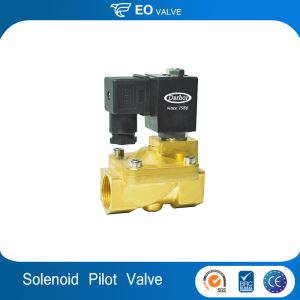 Brass Stainless Steel Diaphragm Pilot Operated 12 Volt Solenoid Valve