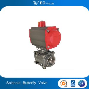 Butterfly Actuator Heat Resistant Ball Valve