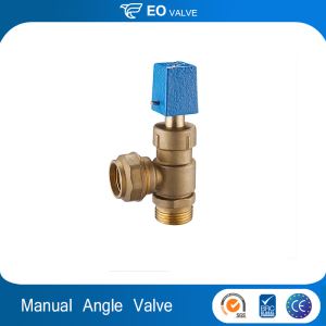 Manual Cut-off Valve Brass Iron Angle Union Copper Stop Valve