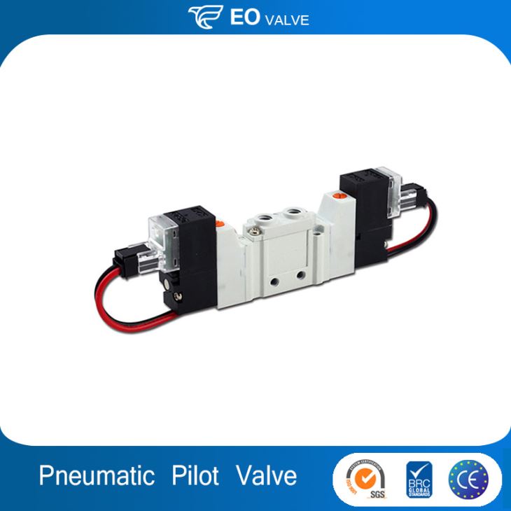 SR Series 5 Ports Pneumatic Air Control Solenoid Valve