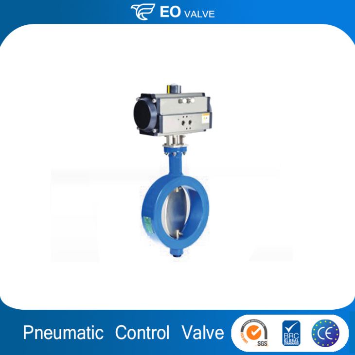 Stainless Steel Actuator Control Pneumatic Sanitary Valve