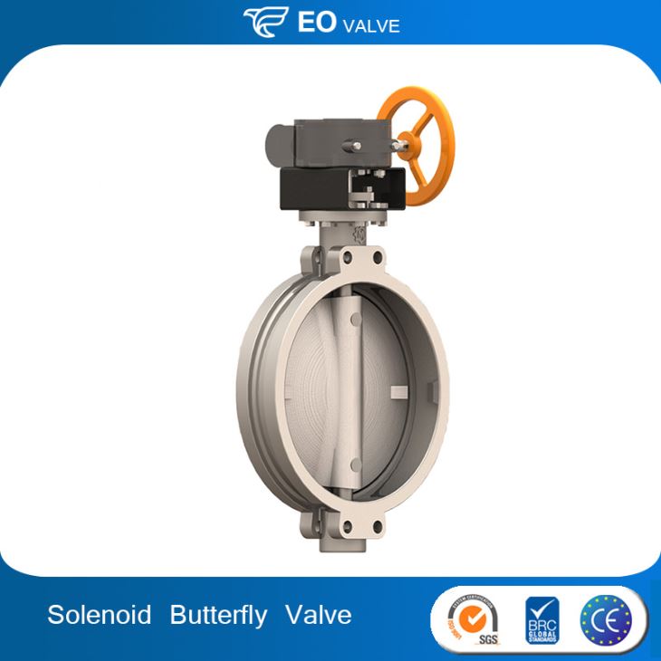 Wafer Powder Pneumatic Butterfly Valve